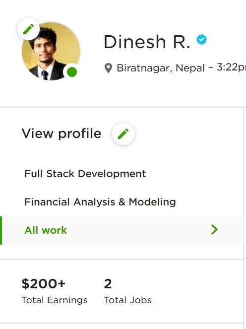 dinesh-roy remote job nepal